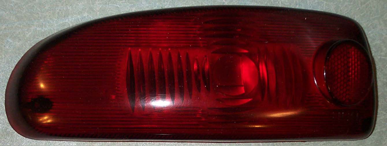 Late 1952-1953 Hornet tail light lens screw type HUHA left side - Click Image to Close