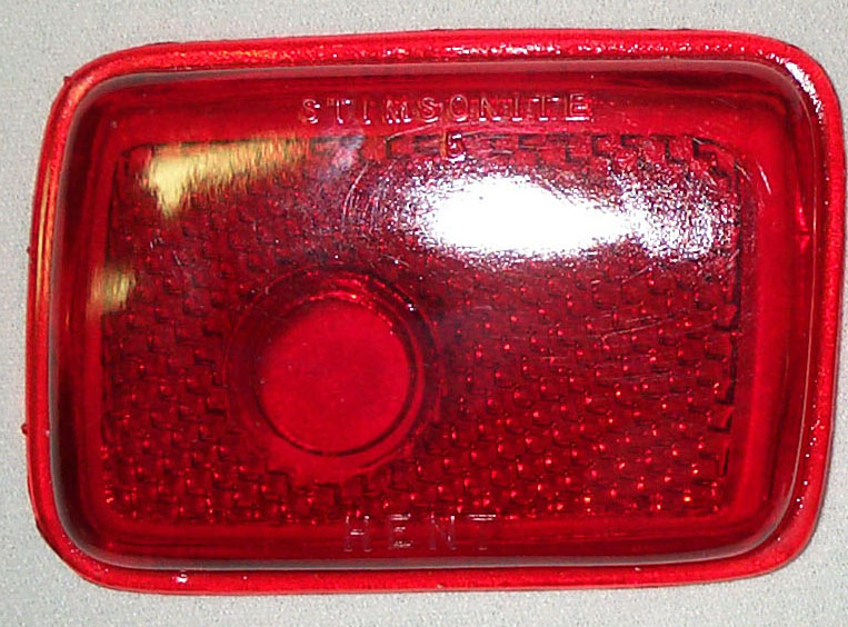 1942-1947 Hudson Super tail light lens HENT right side - Click Image to Close